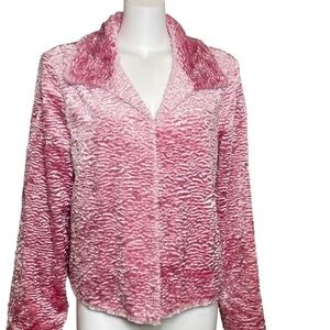 Mackintosh New England Pink Velvet Coat Size L